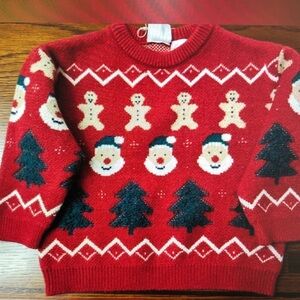 Festive Red Christmas Sweater for Men